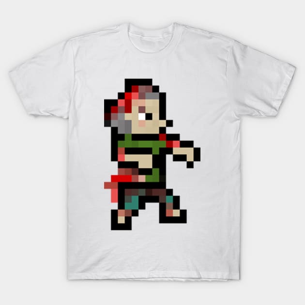 Pixel Zombie T-Shirt by panjiariputra